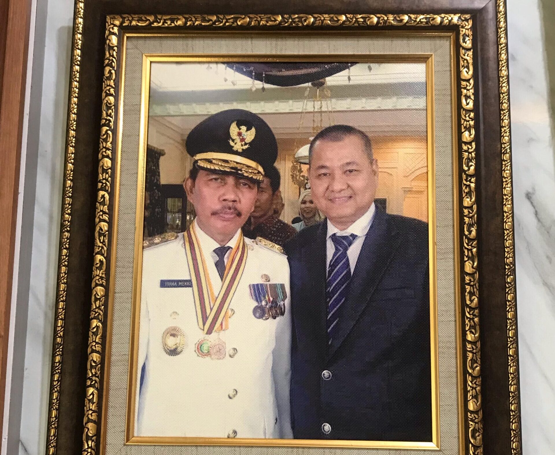 Chairul S Matdiah bersama Ishak Mekki saat menjabat Wakil Gubernur Sumsel Periode 2013-2018. (FOTO: SS 1/IST).